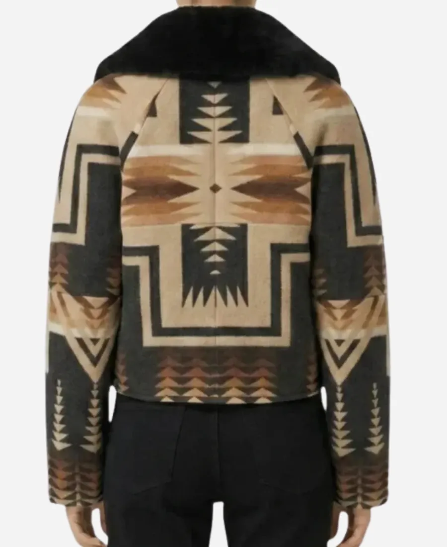Beth Dutton Dutton Ranch 2026 Western Print Jacket Beth Dutton Dutton Ranch 2026 Western Print Jacket