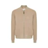 Mens Brown Bomber Suede Leather Jacket