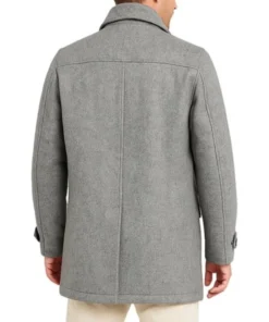 Mens-Gray-Double-Breasted-Trench-Coat back