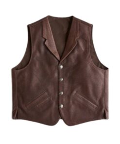 Men’s Heritage Brown Leather Vest