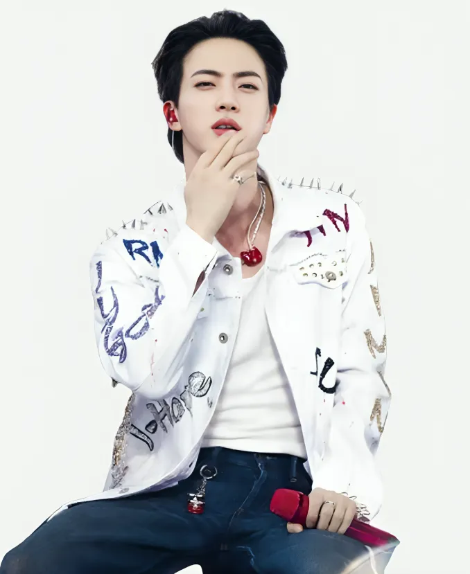 BTS Jin Mexico 2026 ARIRANG World Tour White Jacket BTS Jin Mexico 2026 ARIRANG World Tour White Jacket