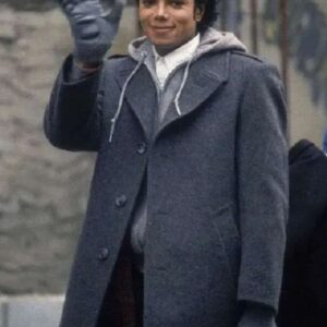 Michael Jackson Gray Wool Coat