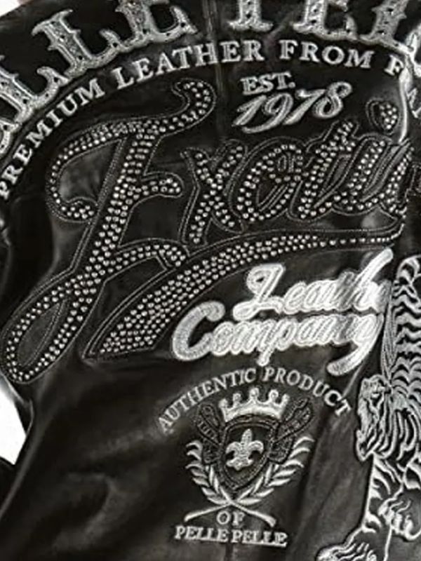 Pelle-Pelle-Exotic-Ghost-Black-Bomber-Leather-Jacket-3.jpg