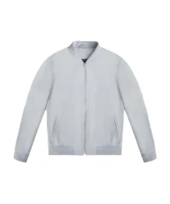 Suede Leather Bomber Jacket
