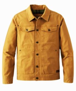 Unique Camel Brown Trucker Jacket