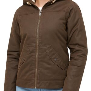 Women’s Brown Hooded Jacket