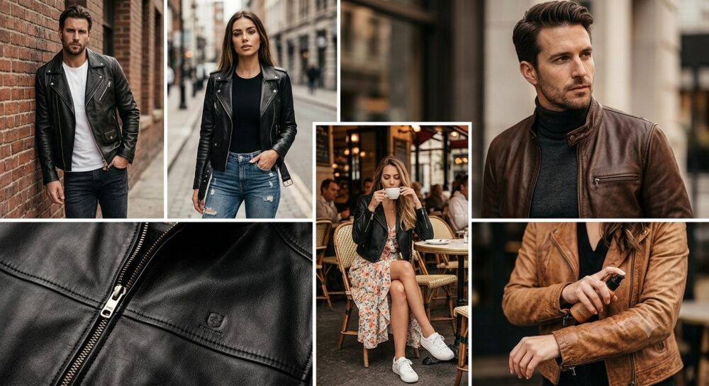 leather jacket
