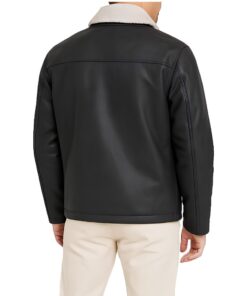 B3 Bomber Aviator Shearling Jacket back