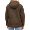 Brown Hooded Jacket back