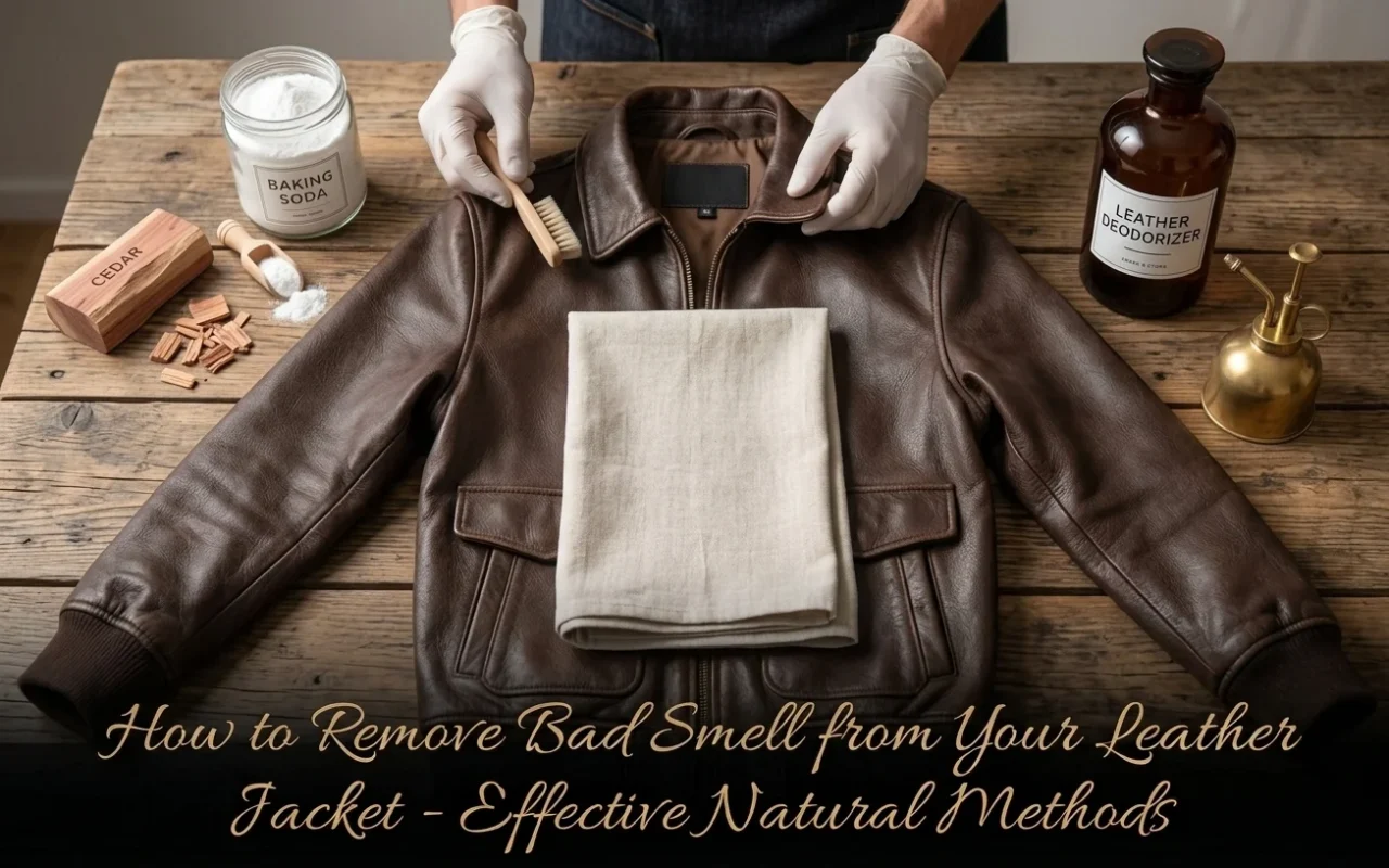 How to Remove Bad Smell from a Leather Jacket Easy Cleaning and Care Guide